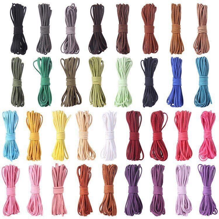 diy Bracelet Material Retro diy Jewelry Accessories Handmade Beads 3mm Korean Velvet Suede Necklace Rope