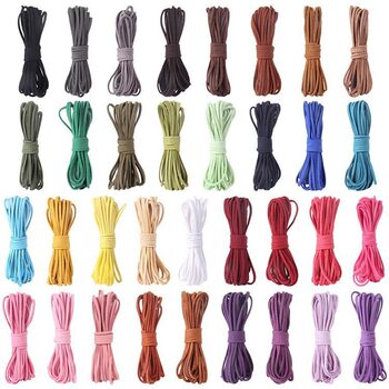 diy Bracelet Material Retro diy Jewelry Accessories Handmade Beads 3mm Korean Velvet Suede Necklace Rope