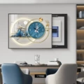 Fortune & Prosperity - High Transparency Crystal Porcelain Finish + Real Clock