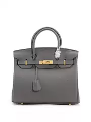 Litchi Pattern Platinum Leather Handbag, Large Capacity First-Layer Cowhide Commuter Women's Bag, Single Shoulder Crossbody Bag
