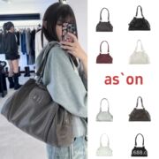 Korean Niche Ason Motorcycle Bag, Wandering Bag, Blogger's Same Style Single Shoulder Armpit Bag, Fashionable Large Capacity Han