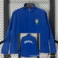 98 brazilian blue windbreaker with embroidered logo