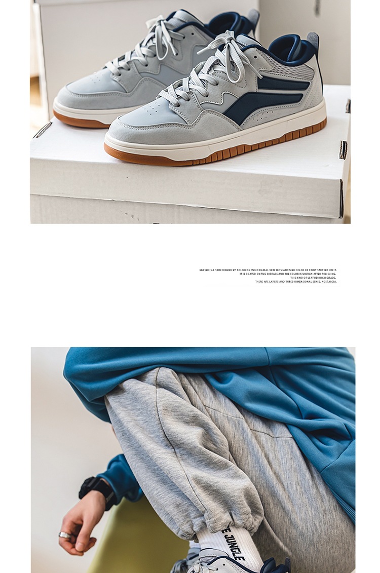 Four Seasons White Shoes Men's Casual All-match Trendy Brand Board Shoes dunk Dexu Sense Skateboard Spring and Autumn plus size Couple 13 O1CN0176z5za1VDYHiUKFsd !!2217801802619 0 cib