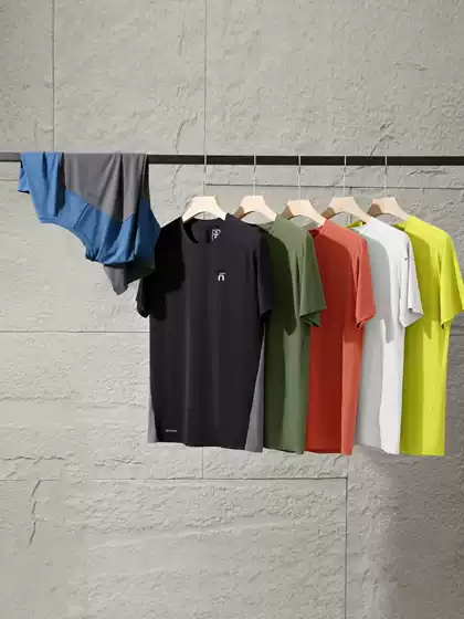 Cross-Border on Angjia Summer New Sports Quick-Dry Versatile Unisex Couple's Round Neck T-Shirt