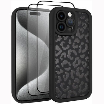 Leopard Print Phone Case Apple 17Pm Shockproof Iphone14 Protective Case Samsung S25U Phone Case Amazon Bestseller