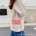 Adjustable diagonal long chain [rose red]