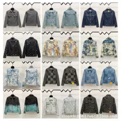Cross-Border Foreign Trade High-Quality Version L Dior 25S New Classic Popular Jacquard Embroidered Denim Jacket