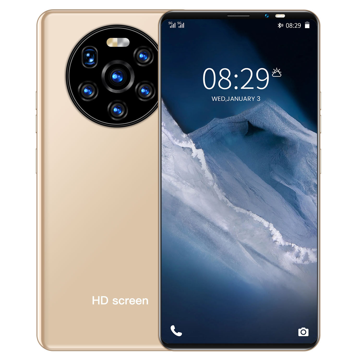 Mate48Pro虾皮热销款跨境5.8寸高清屏1+8安卓智能手机外贸厂家