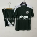 2526 chelsea army green player edition suit short sleeve