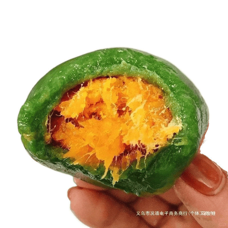 Salted Egg Yolk and Meat Floss Filling Green Dumpling Mooncake Shortbread Bread Glutinous Rice Dumpling Zongzi Baking for Commercial and Home Use during Dragon Boat Festival