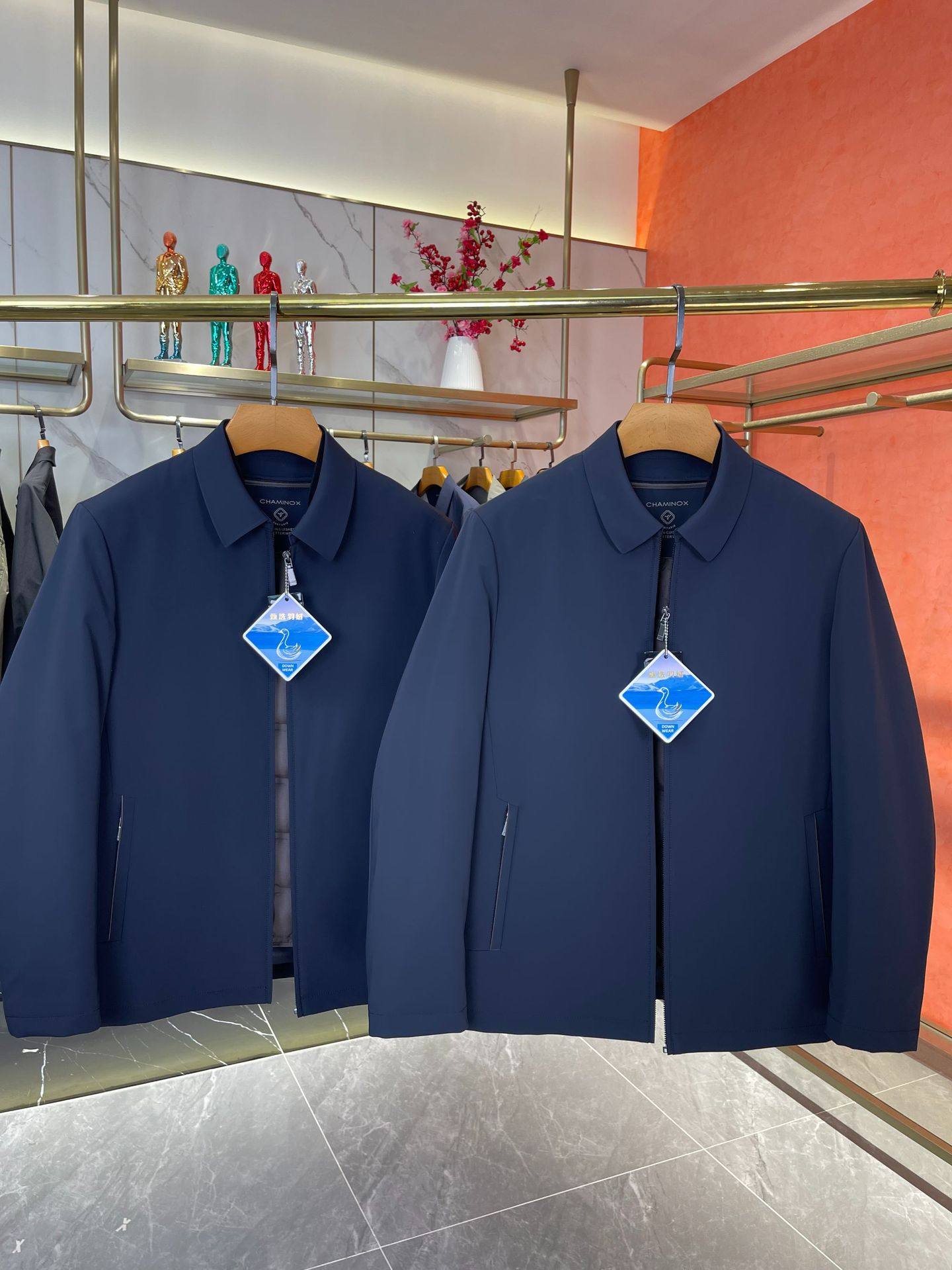 2025 New Winter Cold-Resistant White Duck down Lapel Business Casual down Jacket Men's Jacket Popular Jacket A9968