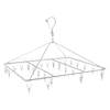 Stainless Steel Socks Rack Drying Socks Rack Multi-clip Drying Rack Multi-head Drying Rack Windproof Socks Clip Dormitory Drying Socks