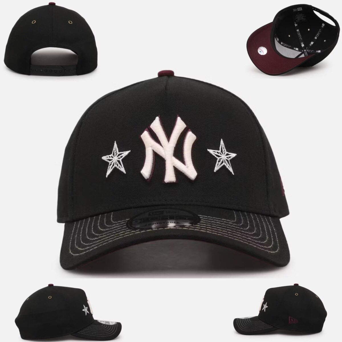 Foreign Trade Trendy Brand Yankees Fashion All-Match NY Cap Adjustable Men's and Women's Curved Rim Casual Outdoor Baseball Hat