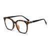 72350 new large frame TR90 myopia glasses frame men's and women's online famous literary retro flat frame can be equipped with the number of degrees