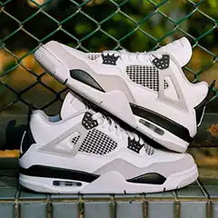 【Black Friday Mega Deals】Aj4 Hot Lava Electric Mother Yellow Paris Women's and Men's Basketball Shoes