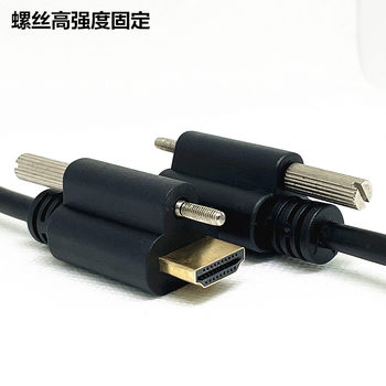 Factory advantage supply HDMI hdmi line M3 with fixing screws 1.5M support 2.0 4 K60HZ 19 1