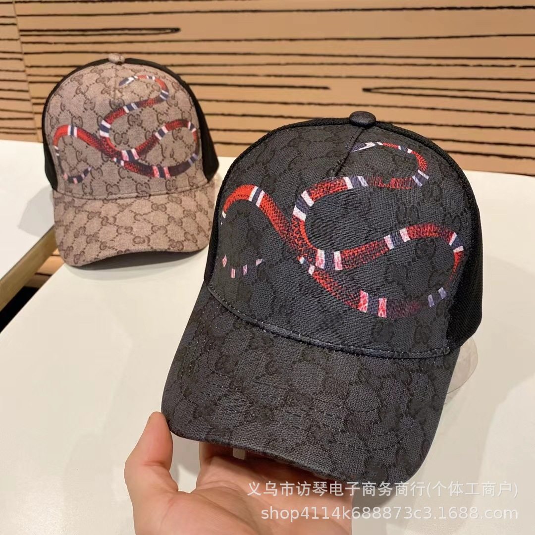 2024 Cross-border export to Europe and America original original single high quality correct version G home mesh cap printed baseball cap fashion