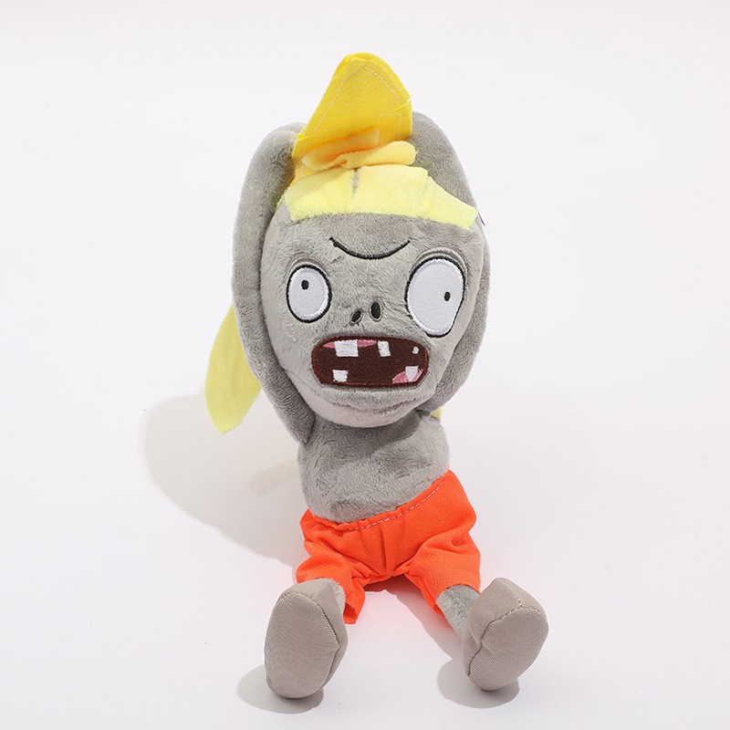 热销全套植物人大战臭僵尸毛绒玩具游戏周边公仔儿童生日礼物毛绒