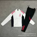 Liver trench coat suit black and white