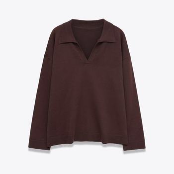 Cross-Border European and American Fashion Aliexpress Popular Fashion Casual Simple Lapel Solid Color Knitted + Straight Pants Suit