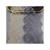Gold lace home soft decoration wedding accessories Wave mesh embroidery lace clothing accessories gold lace lace