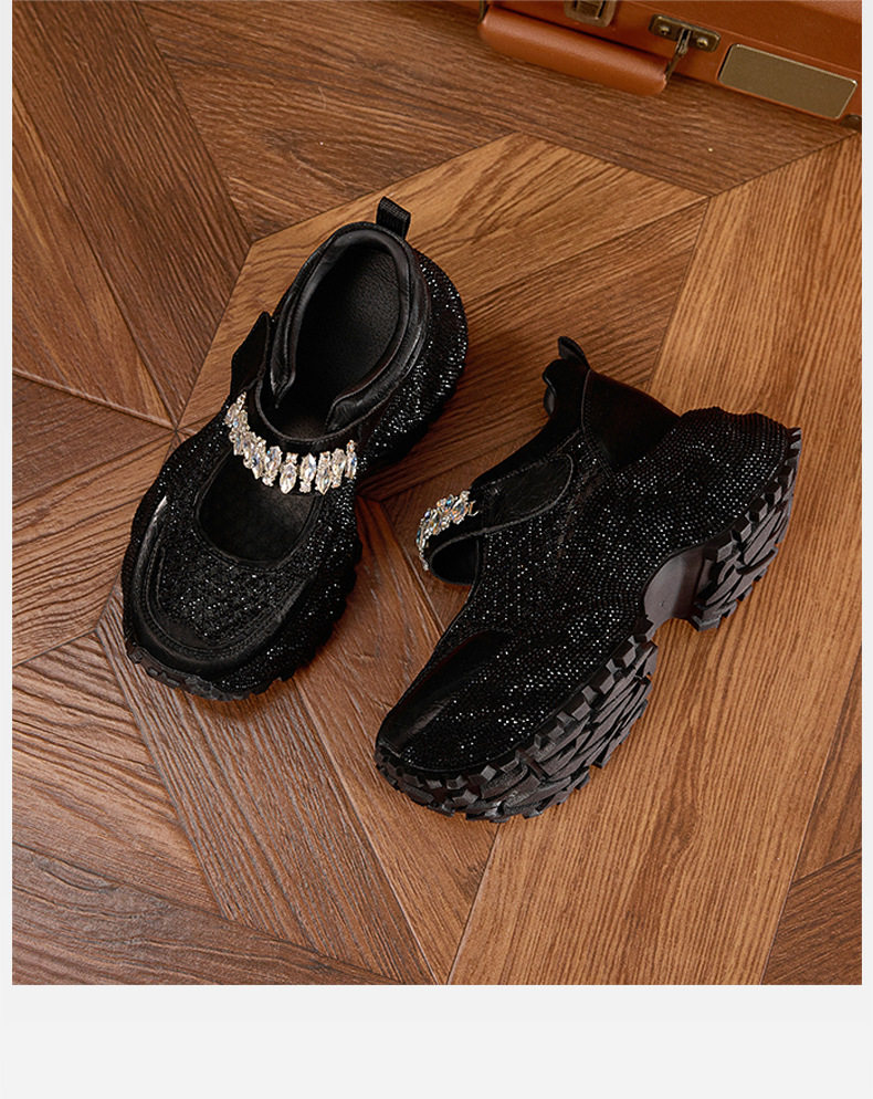 Sandal cao gót nữ hở mũi quai ngang đính đá gót siêu cao 10 cm — Bạc, Đen, Trắng chi tiết 22