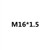 Светло-голубой M16*1.5