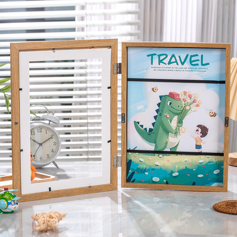 Flip Photo Frame KidsArtFrame Cross-border Hot Selling Children's Art Magnetic Frame Storage Photo Frame