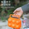 Outdoor Egg Box Picnic Portable Plastic 6-Compartment Egg Box Duck Egg Packaging Portable Shock-Proof Egg Tray
