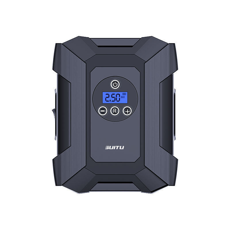 Inflatable Pump, Multi-Functional Electric Tire Pump, Portable Car 12V Air Pump, Digital Display Model