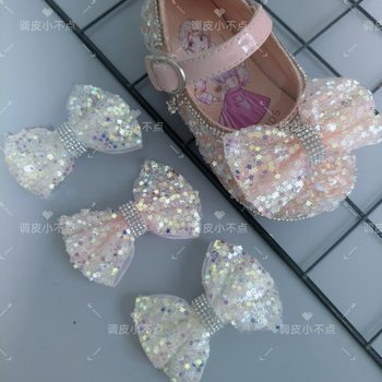 Colorful Five-Pointed Star Bow Sunflower Little Girl Creative Shoe Buckle Shoe Clip Removable Children's Shoe Flower