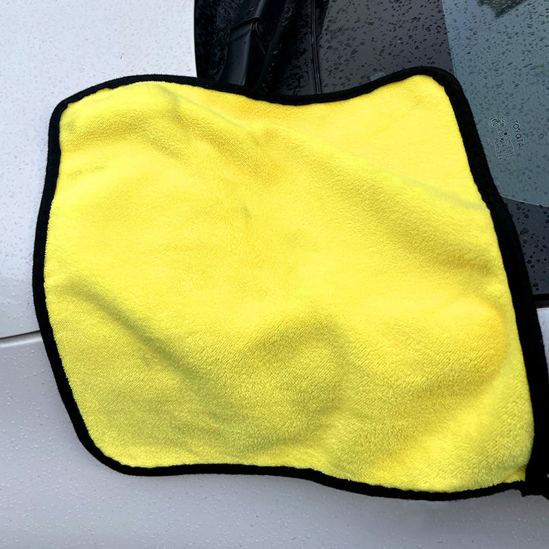 Car Wash Towel Rag, Car Wipe Towel, Thickeneded Water-Absorbent Double-Sided Car Wipe Towel, Coral Velvet Car Wipe Cloth, Car Towel