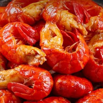 Large Spicy Crayfish Tail Instant Seafood Canned Garlic Thirteen Spicy Shrimp Ball Late Night Snack Snack Food