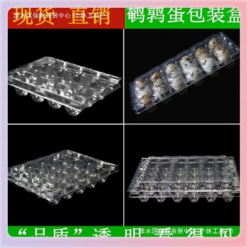 Quail Egg Packaging Box Transparent Blister Pet Plastic Egg Tray Jiabao Fruit Packaging Box Manufacturer Wholesale General Packaging