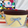 Desktop Storage Box Ins Handmade Braided Pudding Storage Basket Cotton Rope Sundries Storage Basket Home Bedroom Storage Basket