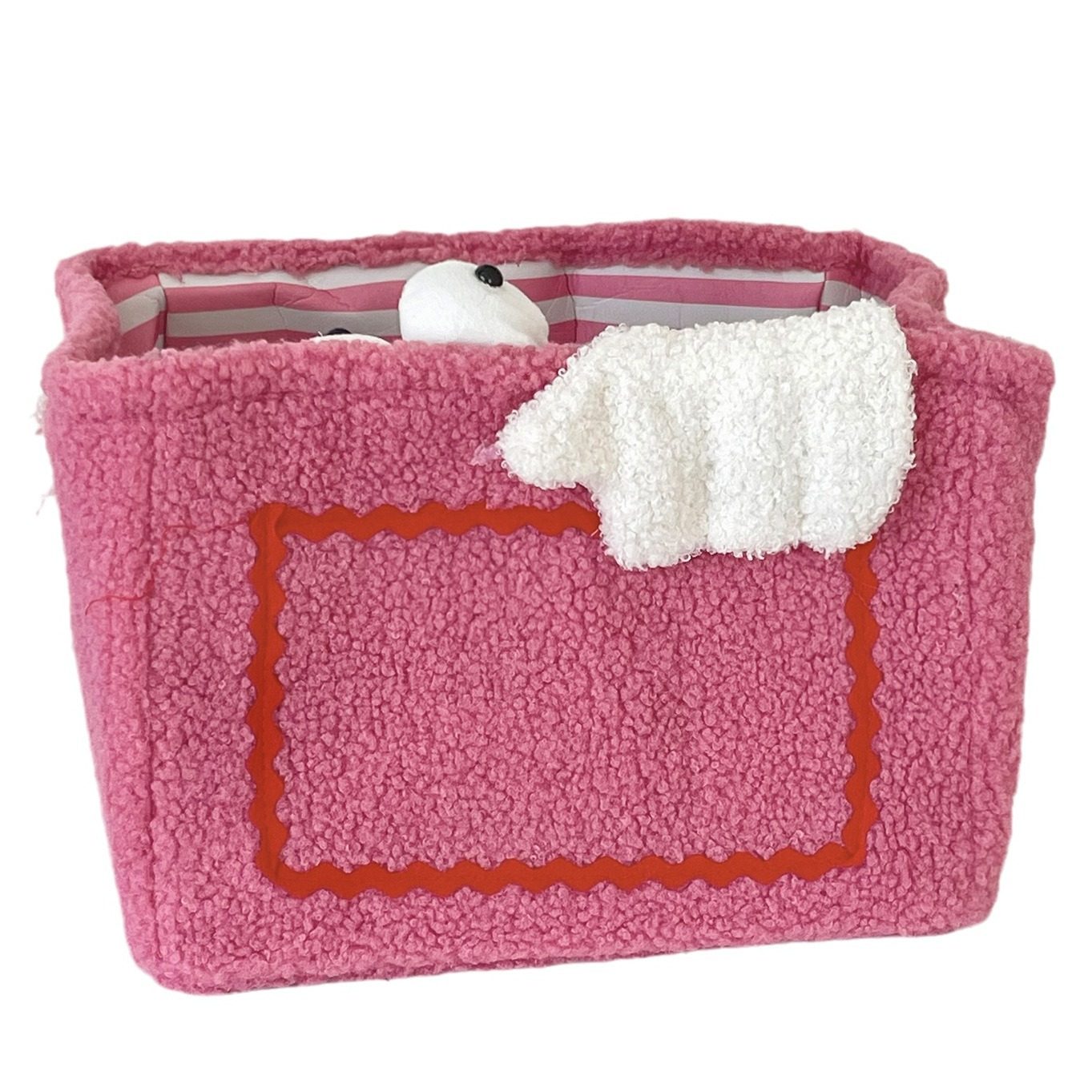 Small Monster Storage Basket Home Finishing Plush Funny Small Wings Sundry Storage Box Toy Snack Storage Basket