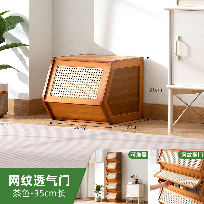 书柜置物架客厅带柜门储物柜一体格子柜展示柜落地多层组合柜书架