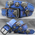 Wolf head blue