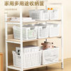 Plastic storage basket thickened sundries storage box toy snack storage basket desktop clothing storage box Book Storage