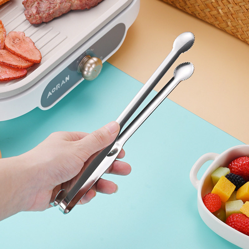 304 stainless steel food clip seafood raw fish clip Japanese cuisine fish fillet barbecue clip buffet barbecue clip tools