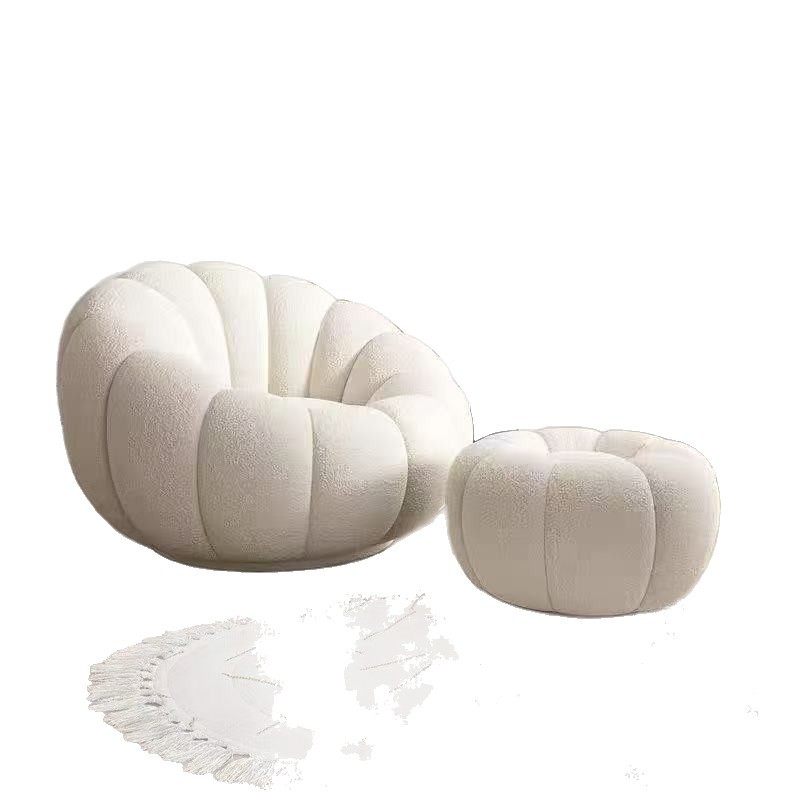 Lazy Sofa, Reclining and Sleeping Pumpkin Chair, Living Room Bedroom Leisure Chair, Small Apartment Backrest Chair, Single Sofa Chair