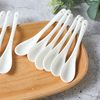 Ceramic spoon coffee spoon seasoning stirring pure white spoon wholesale advertising Cup ceramic spoon factory direct wholesale