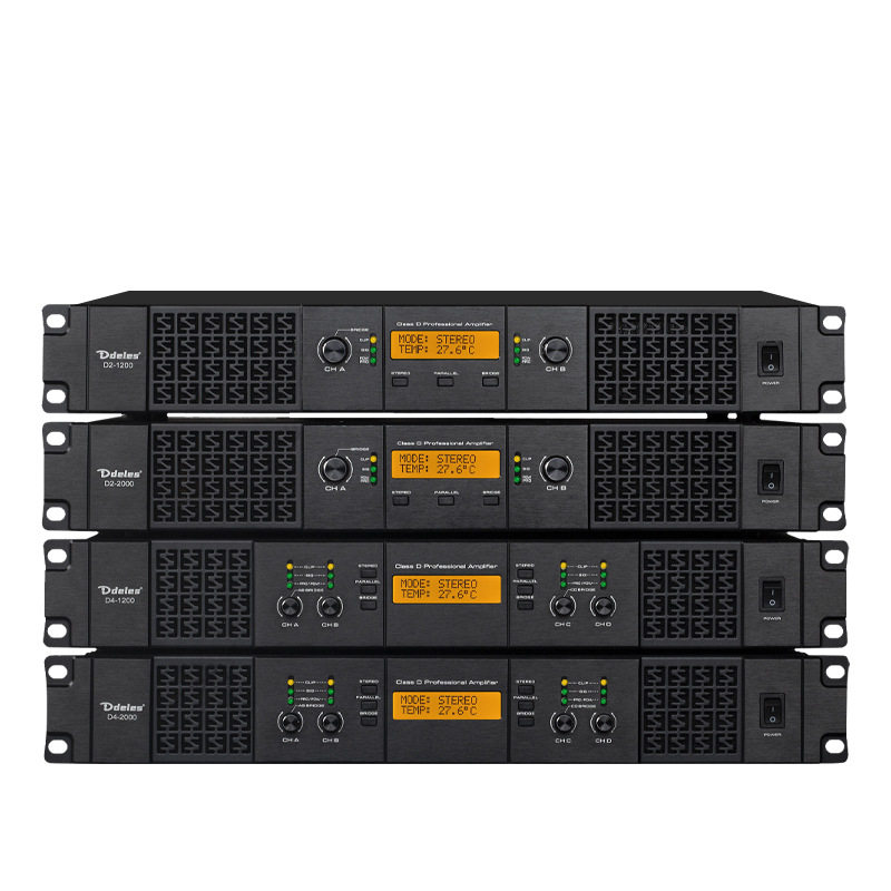 Wholesale Two-Channel High-Power Amplifier for Ktv Stage Performances, Pure Post-Stage Amplifier for Bars, Four-Channel Stage Amplifier