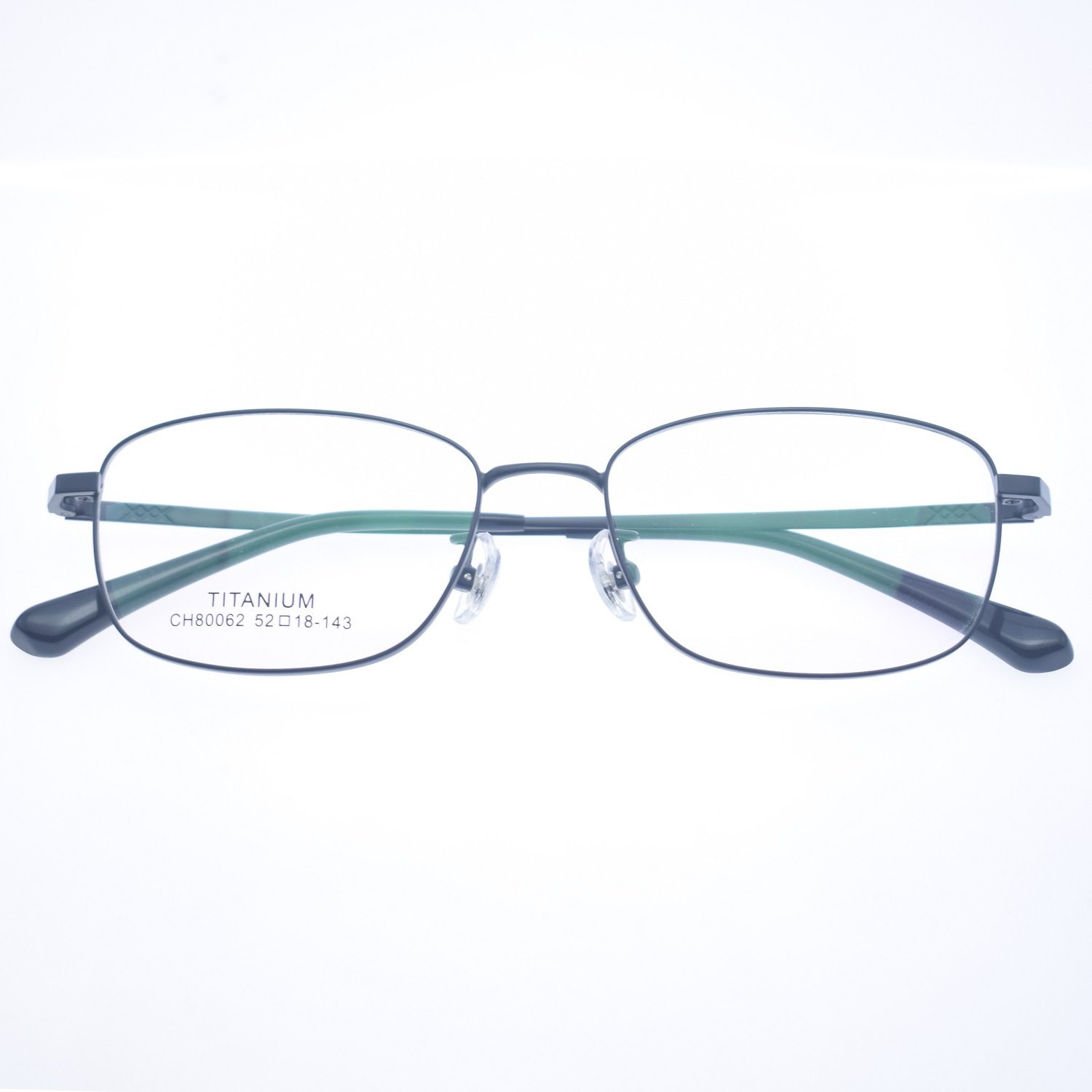 New myopia glasses frame men's business glasses full frame metal glasses frame silver black men's glasses square glasses frame