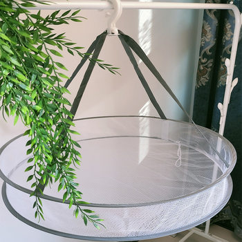 Folding Fish Drying Net for Home Use, Large Mesh Rack, Fly-Proof Cage, Drying Net for Drying Sweet Potatoes, Radishes, Vegetables, and Fish