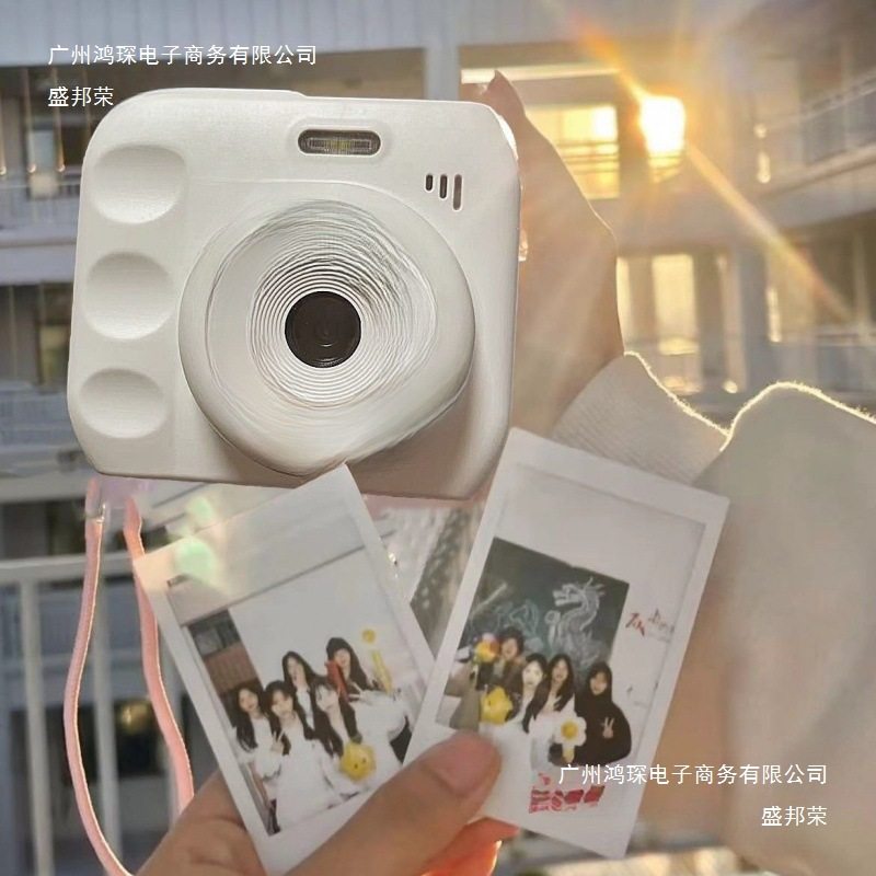 Factory Direct Sales High-Definition Dual-Camera Cute Digital Camera Card Machine Campus Student Camera That Can Take Pictures and Upload Them to Hand