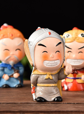 工艺品交趾陶瓷小公仔 冷瓷泥塑小泥人 卡通景点旅游纪品念小礼物