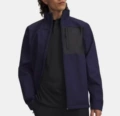 Stand collar blue