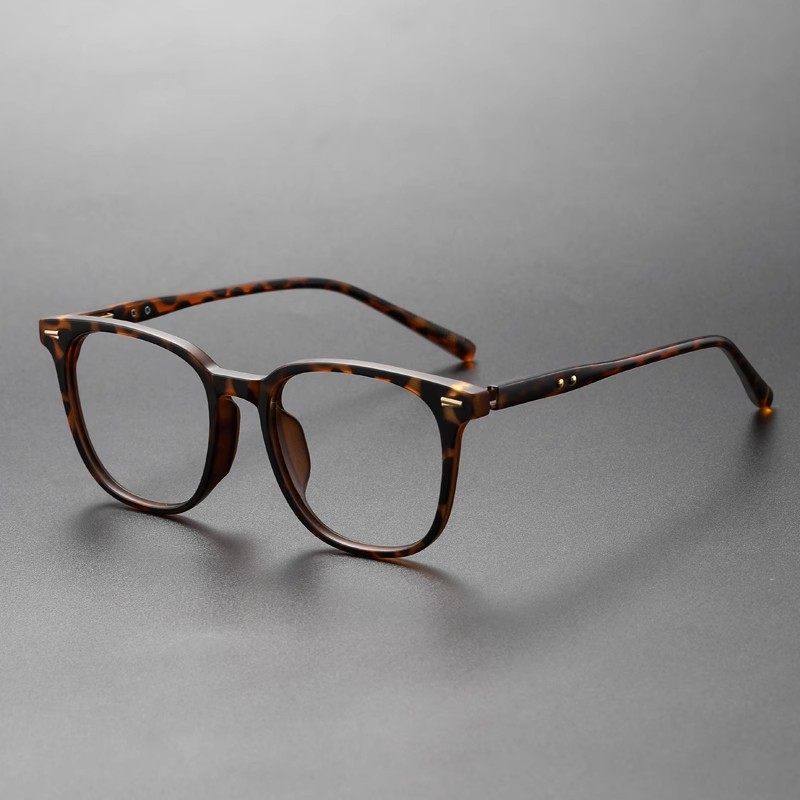 Plain Box TR Glasses Frame Women's Anti-Blue Light Glasses Retro Flat Glasses Men's Trendy Nearby Glasses Advanced Sense Glasses Frame