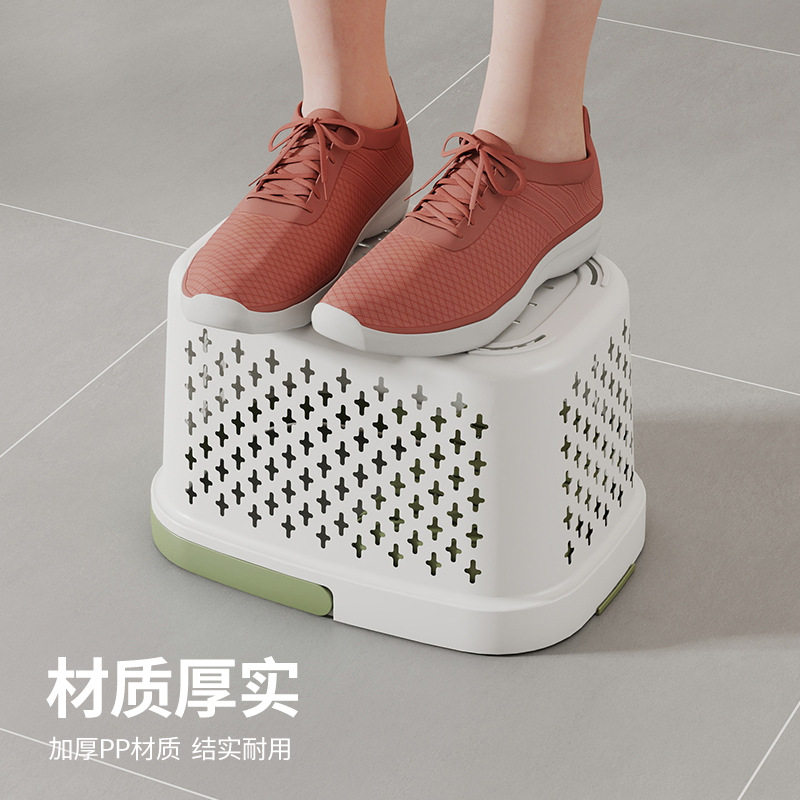 Portable Bath Basket Large Capacity Bath Basket Toiletries South Korea-style Cute Bath Household Bathroom Storage Basket